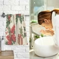 thumbnail image 7 of Yayeee 100% Cotton Hand Towels for Bathroom 16" x 28" Soft Absorbent Kitchen Towel, Christmas Poinsettia, 7 of 7