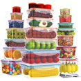 thumbnail image 1 of Recipientes de almacenamiento de alimentos RockBerry, 46 unidades, herméticos, 100% a prueba de fugas, 1 of 1
