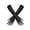 Black, variant on Halloween Long Fingerless Claw Gloves, Costume Gloves with Extended Nails for Witch Cosplay and Parties