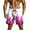 A Hot Pink, variant on Menshorts Mens Shorts Casual Men's Casual Homewear Flame Printing Funny Printed Trousers Beach Sports Shorts Fast-Drying Trousers Gray XL