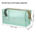 thumbnail image 2 of Unique Bargains Travel Toiletry Bag Makeup Bag Organizer Toiletry Organizer Travel Cosmetic Bag Waterproof Green, 2 of 7