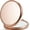 Rose Gold, variant on 1Pack/ 2Pack Luxury Metal Shell Compact Cosmetic Mirror for Purse, Round Double-Sided 1X/2X Magnifying Pocket Makeup Mirrors