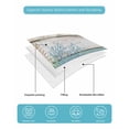 thumbnail image 4 of Twin XL Quilt Bedding Set, Teal Brown Beach Coastal Reversible Summer Quilt 3 Pieces, Summer Nautical Coral Shell Botanical Vintage Lightweight Bedspreads Coverlets with 2 Pillow Shams, 4 of 5