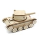 thumbnail image 4 of Kit de tanque de madera con torreta giratoria, modelo de tanque hecho a mano, juguete educativo, juego de manualidades para adolescentes, niños, niñas, 4 of 9