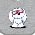 thumbnail image 4 of Inktastic Summertime Maltese Boys or Girls Baby Bib, 4 of 4