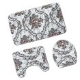 thumbnail image 1 of Bathroom Mat European Style Flower Pattern for Toilet Use 3 in, 1 of 4