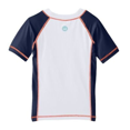 thumbnail image 2 of Wes and Willy Little Boys' with Logo Rash GuardNavy/White T-Shirt, Size 4, 2 of 2