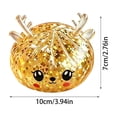 thumbnail image 3 of Christmas Deer Light Up Dumpling Squishy Toy, Soft Slow Rising Squishy Toys, Glowing Sensory Stress Relief Fidget For Adults, 3 of 4