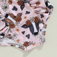 thumbnail image 5 of PENGXIANG Baby Girl Summer Swimsuit Sleeveless U Neck Cow Print Ruffle Bathing Suit, 5 of 5