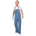 thumbnail image 3 of Men’s Triple-Stitched Denim Bib Overalls – Adjustable Workwear for Engineers, Painters & Casual Use | Durable & Comfortable Light Blue 36X30, 3 of 7