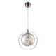 thumbnail image 1 of Lámpara Colgante LED 15W Aro Cromado Humo 2G ILUMINACIÓN ., 1 of 4