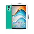 thumbnail image 3 of Tablets for Adults, Hwkond New 10.1-inch Android Tablet PC HD Ultra-thin Screen 5G Dual Frequency WiFi Bluetooth Tablet Computer Support 256G Memory Card And Dual SIM Communication,Green, 3 of 7