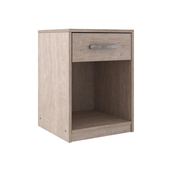 Signature Design by Ashley Casual Flannia 1 Drawer Nightstand, Gray