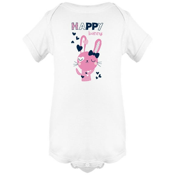 "Happy Bunny" Bodysuit Infant -Image by Shutterstock, Newborn