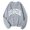v#173Grey848, variant on Rggeeun Mens Sweatshirt Letter Graphic Crewneck Sweatshirt Long Sleeve Tops Soft Casual Pullover Fall Winter Outdoor Running Comfort,Black,S