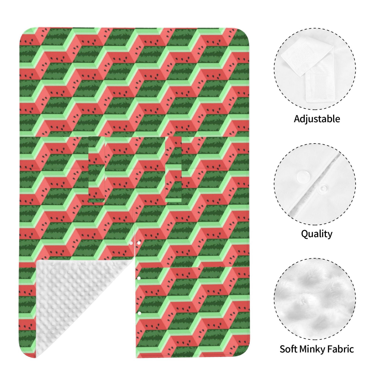 Naloa Geometric Watermelon Baby Car Seat Cover, Breathable Baby Carrier Cover, Multiuse Baby Carrier Cover & Nursing Breastfeeding Cover
