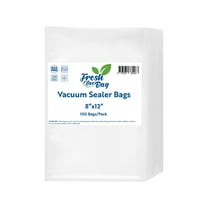50 Pcs Vacuum Sealer Bags Heat Seal Bags Vac Seal Food Saver Storage Bag 