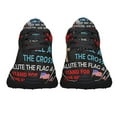 thumbnail image 5 of Patriotic As For Me And My House We Will Serve The Lord Shoes Sneakers Black Size 10.5, 5 of 7