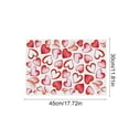 thumbnail image 3 of Uxgjfwu Valentines Day Heart Placemats, Themed Insulated Table Mats for Party Decoration, Set of Dining Mats for Holiday Table Setting, Kitchen, Festive Home Meal, 3 of 6