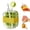 Green-S, variant on Ice Cube Maker Bottle, Portable 2-in-1 Ice Tray and Water Bottle, Touch Free, Easy to Carry, for Summer Travel