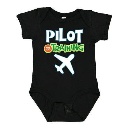 

Inktastic Pilot in Training Airplane Boys Future Job Gift Baby Boy or Baby Girl Bodysuit