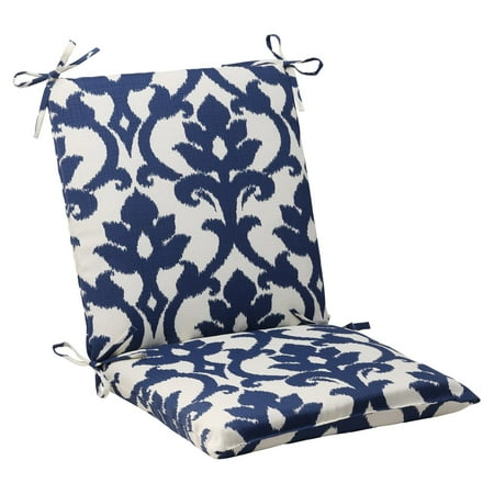 Pillow Perfect Outdoor Indoor Bosco Navy Squared Corners Chair
