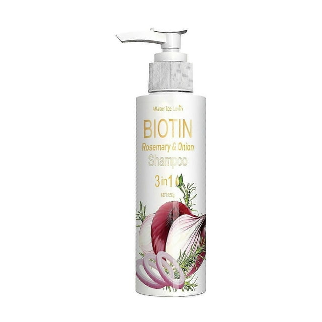 Biotin Rosemary & Onion Shampoo for Stronger, Thicker and Longer Hair - Soft and Shine, Hair Loss and Thinning Hair Treatment, Onion Shampoo for Hair