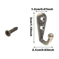 thumbnail image 3 of Product Classification Wall Mounted Hook Family Kitchen Brass Coat Rack Small Coat Hook Hanging Clothes Hook Alloy Hook Accessories for Organization and Convenient Storage, 3 of 5
