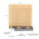 thumbnail image 4 of Tablero de cien matemáticas de madera, tablero de adición práctico, productos de educación temprana para niños Ndcxsfigh libre de BPA, 4 of 9