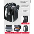 thumbnail image 5 of HBBKVI 16" Travel Laptop Backpack,Anti Theft Slim Durable Bookbag,Business Backpacks for Men Women,Water Resistant Carry on School Backpack Fits 13-16 Inch Laptop and Notebook, 5 of 6