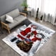 thumbnail image 4 of Alfombra para sala de estar, alfombra para dormitorio con diseño de Feliz Navidad, alfombra exclusiva para puerta antideslizante, 4 of 6