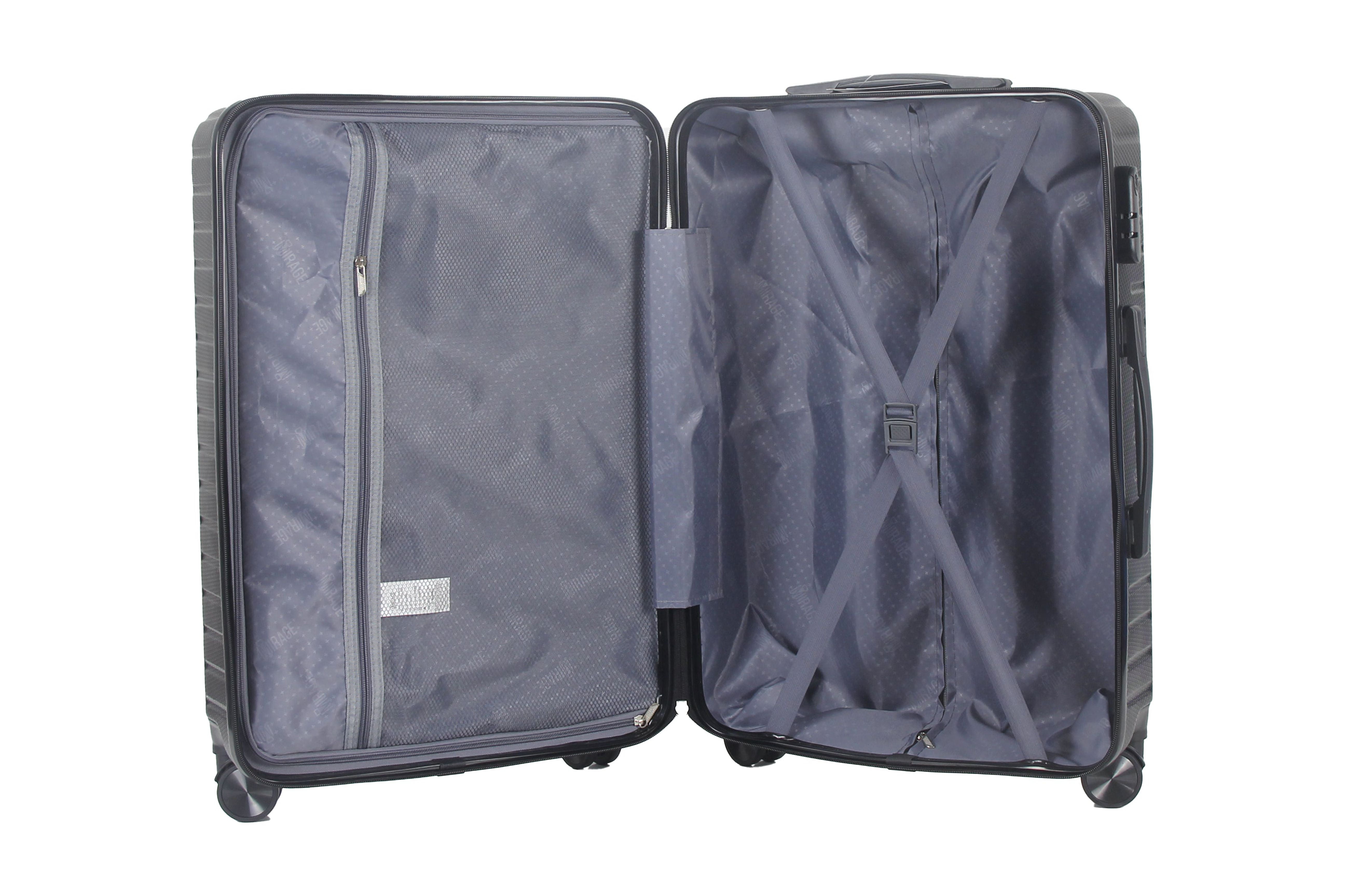 Sally ABS Hard shell Lightweight 360 Dual Spinning Wheels Combo Lock 28" 24", 20" 3 Piece Luggage Set