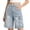 Light Blue, variant on Breezora High Waist Distressed Denim Shorts for Women Straight Knee Length Cargo Pants with Pockets Casual Pull On Summer Bottoms Loose Fit