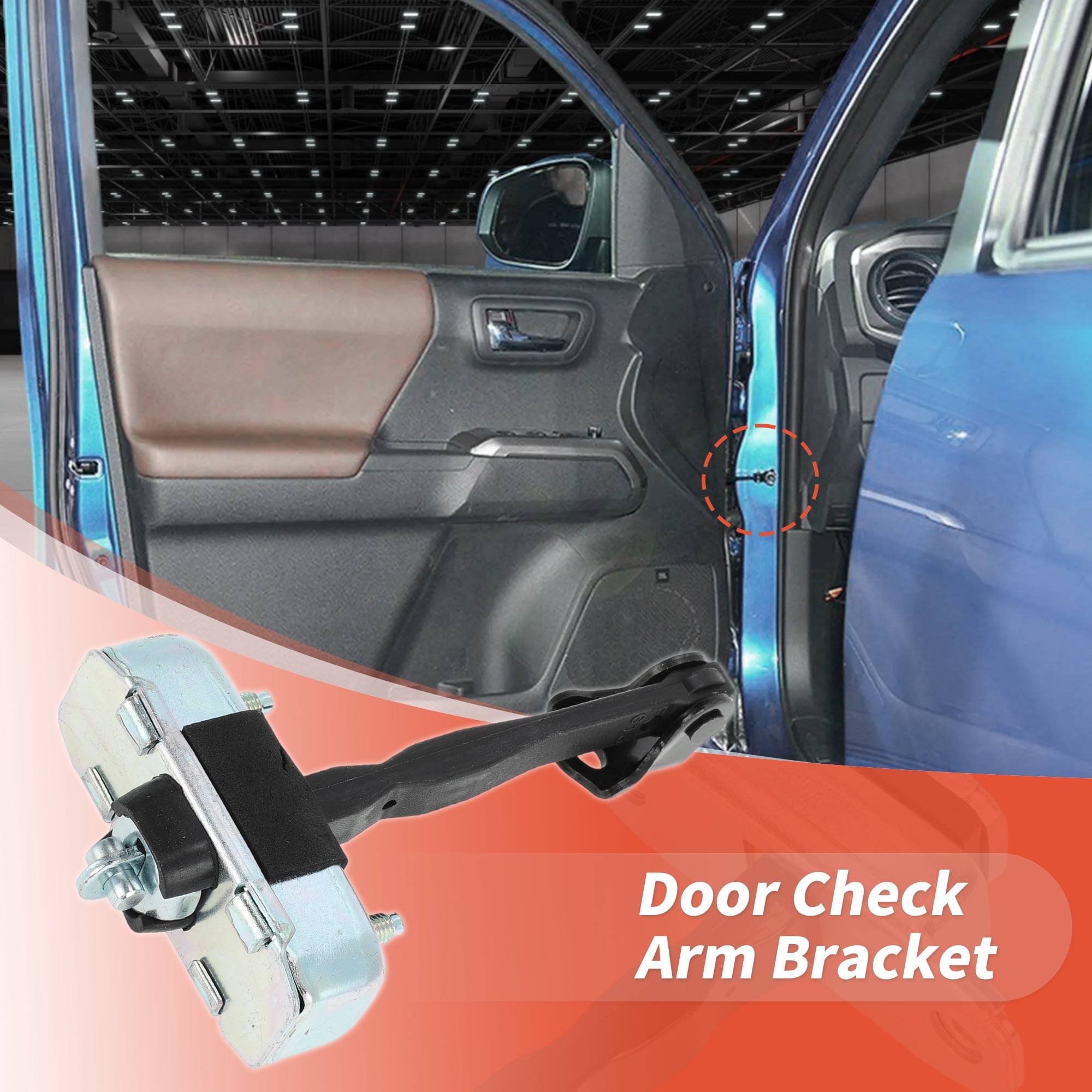 Unique Bargains Front/Rear L/R Door Check for Toyota Tacoma 2016 Models and Trims