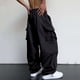 thumbnail image 4 of Pantalones cargo informales para hombre: color liso, cuatro bolsillos, cintura ajustable, material de imitación de sarga, ropa urbana para todas las estaciones, tallas US/UK/EU S-XXXL., 4 of 8