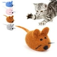 thumbnail image 2 of Cat Mice Toy Creative Felt Interactive Catnip Toy Cat Teaser Toy Kitten Mice Toy, 2 of 4