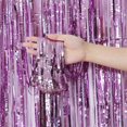 thumbnail image 1 of 3.2 Ft X 9.8 Ft Metallic Tinsel Foil Fringe Curtains For Party Photo Backdrop Wedding Decor (2 Pcs), 1 of 5