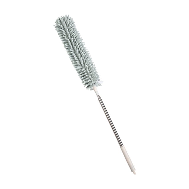 Retractable Ceiling Duster with Microfiber Head and Extendable Stainless Steel Handle 8.20 Ft Max Length
