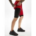 thumbnail image 5 of DYMADE Men Casual Sporty Quick Drying Fake Two-piece Shorts, 5 of 5