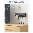 thumbnail image 4 of Gran ahorro en regleta protectora contra sobretensiones de 12 salidas NTONPOWER con 3 puertos USB, 4 of 5