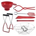 thumbnail image 1 of Canning Kit for Beginners 6-Piece Set Ball Canning Kit Tools - Red, 1 of 4