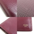 thumbnail image 5 of Pre-Owned CARTIER Wallet Must Line Leather Bordeaux Men's Women's 55769f (Good), 5 of 5