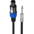 thumbnail image 2 of Speakon Male to 6.35mm Male Audio Adapter Cable, 2 of 5