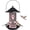 Pink, variant on Happy Wings Metal Mesh Tube Bird Feeder for Outdoor Hanging, Premium Seed Feeder with 360-degree Perch, Durable Garden Wild Bird Feeder -Brown