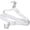 White, variant on Concepts 20-Pack Notched Hangers – Heavy-Duty Navy Blue Plastic Clothes Hangers with Silver Hooks, Durable & Space-Saving Closet Storage Solution