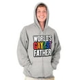 thumbnail image 5 of Worlds Gayest Father Queer Parent Zip Hoodie Sweatshirt Men Brisco Brands S, 5 of 6