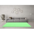 thumbnail image 3 of Ahgly Company Indoor Round Abstract Emerald Green Contemporary Area Rugs, 3' Round, 3 of 4
