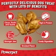 thumbnail image 5 of Powerpet Smoked Beef Ears, Dental Treats for Dogs, High Protein, Low Fat, 100 Pieces Bag, 5 of 7