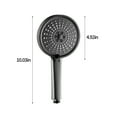 WLAGOOD Shower HighPressure Handheld Showerhead With Large Panel