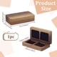 thumbnail image 2 of Caja de madera para dos anillos para ceremonia de boda, caja de madera para guardar anillos, caja para anillos de boda, caja rectangular para guardar dos anillos, caja de madera para guardar anillos., 2 of 5